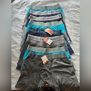 Caruso Men's Gray Boxer Briefs Pack Of 9 Size S